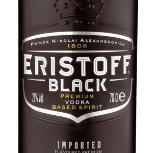 VODKA ERISTOFF NEGRO 70CL
